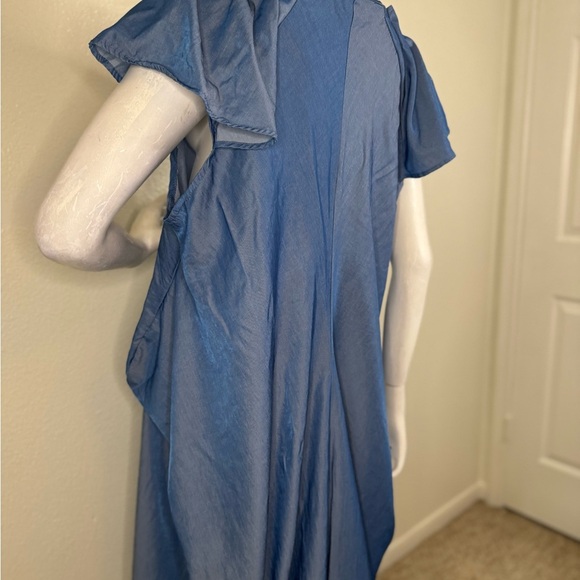 Unbranded Balloon Dress/ Solid/Blue Denim Size 2XL. #313 - Picture 11 of 14